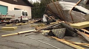 High winds hit central and eastern France
