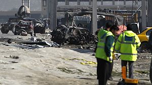 Suicide car bombing in Kabul after Obama visit