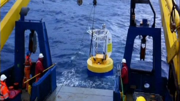Scientist study the ocean