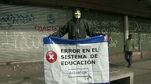 Students clash with police over Chile’s education reforms