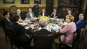 G8 united in approach to Iran says Obama