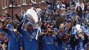 Chelsea celebra vitória na Liga dos Campeões