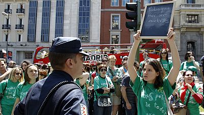  La enseñanza pública española sale a las calles