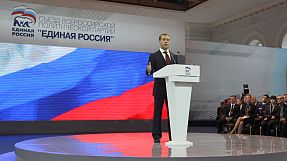 Medvedev takes over leadership of United Russia