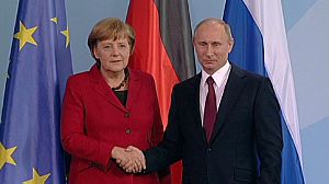 Merkel, Putin urge ‘political solution’ for Syria