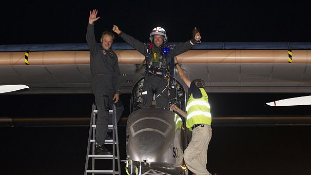 Solar plane completes maiden intercontinental flight