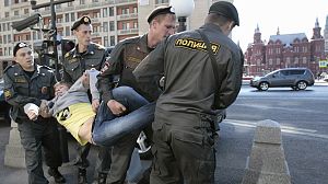 Russian protesters beware