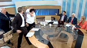 TV assault sparks uproar in Greece