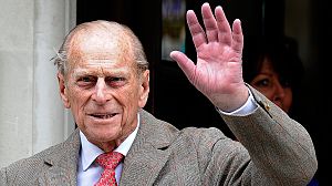 Britain’s Prince Philip leaves hospital after infection