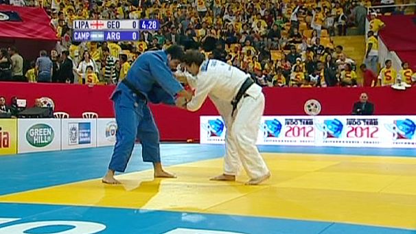 Lightening fast finals at Judo Grand Slam