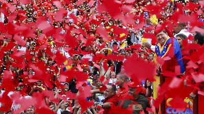 Hugo Chavez kicks off presidential campaign Hugo Chavez kicks off presidential campaign