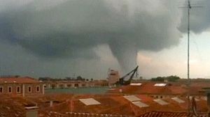 Tornado tears through Venice