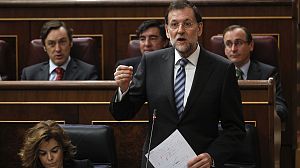 Rajoy evita hablar del rescate en el Congreso