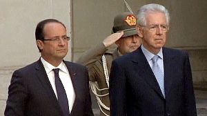 Hollande urges new measures to tackle euro crisis
