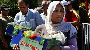 Demand spikes for food handouts in Greece