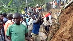 Landslides sweep away villages in Uganda