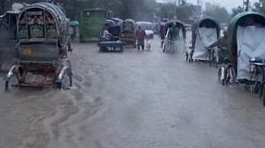 Hundreds of homes washed away in Bangladesh