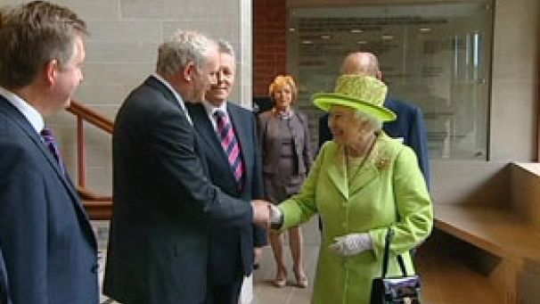 Queen and McGuinness historical handshake