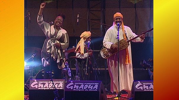 Djembe sounds at Morocco music festival
