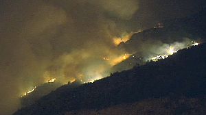 Fires ravage forest land in Spain