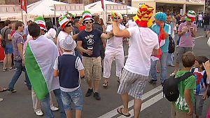 Cheerful rivalry in Kiev ahead of Euro 2012 final