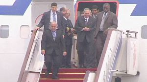 Cuban leader Raul Castro visits China