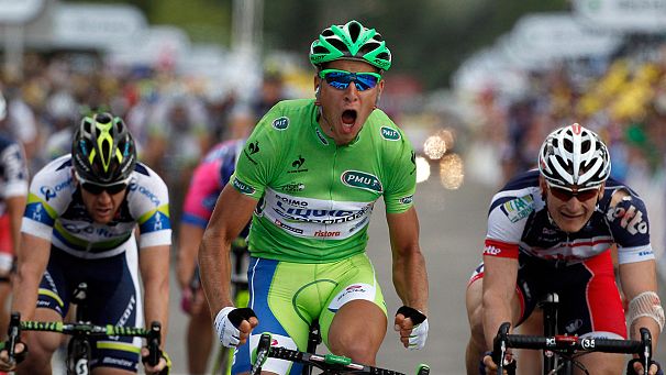 Tour de France: Sagan stuns Greipel for third stage victory