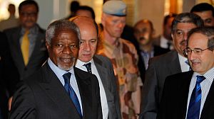 Annan arrives in Damascus in bid to save peace plan
