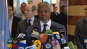 Annan says talks with Assad “positive”