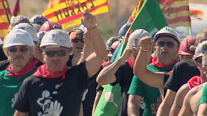 Asturias miners march reaches Madrid