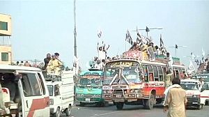 Pakistani protests over NATO’s re-opened Afghan supply lines