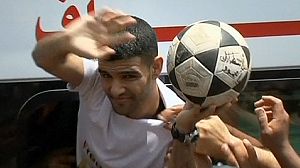 Palestinian footballer freed by Israel
