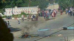 Tunisian demo turns violent