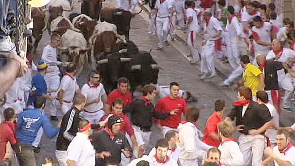 Running of the Bulls in Pamplona