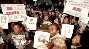 Protests grow in Bolivia over human trafficking