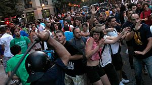 Scuffles in Madrid over fresh austerity measures
