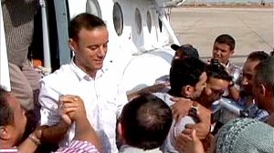 Kidnapped Libyan journalists return home