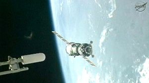 Acoplamiento con éxito de una nave rusa Soyuz a la EEI