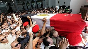 Egitto: il funerale di Suleiman, ex braccio destro di Mubarak