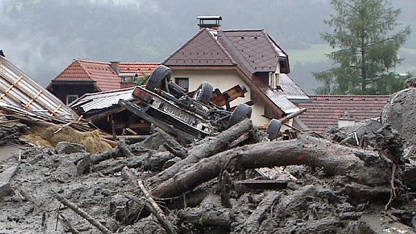 Mudslides in Austria