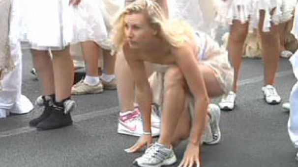 Racing brides in Belgrade