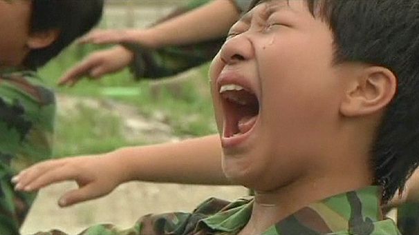 South Korea: teen boot camp