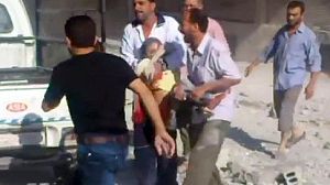 Syria video shows ‘child victims’ of Aleppo shelling