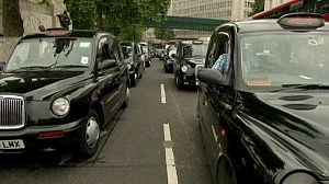 Olympic jam as taxi drivers stage strike