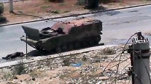 Syria: Rebels fire on government airbase near Aleppo