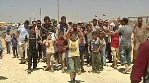Syria refugees in Jordan complain of poor conditions