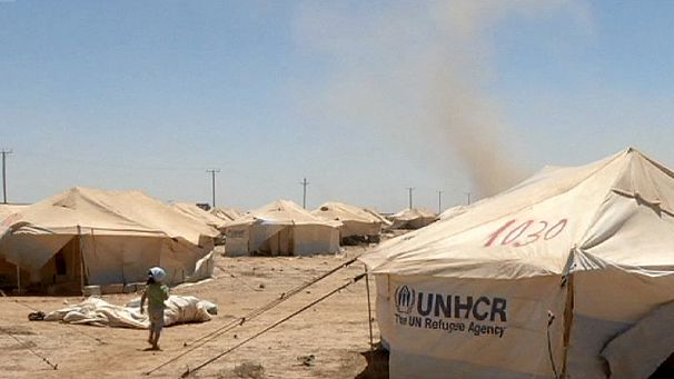 Jordan: Syrian refugees protest