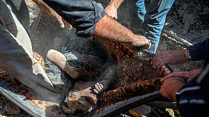 Quake rescue operations end in Iran