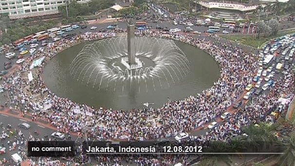 A day of protest in Jakarta