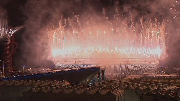 Fireworks end London Olympics